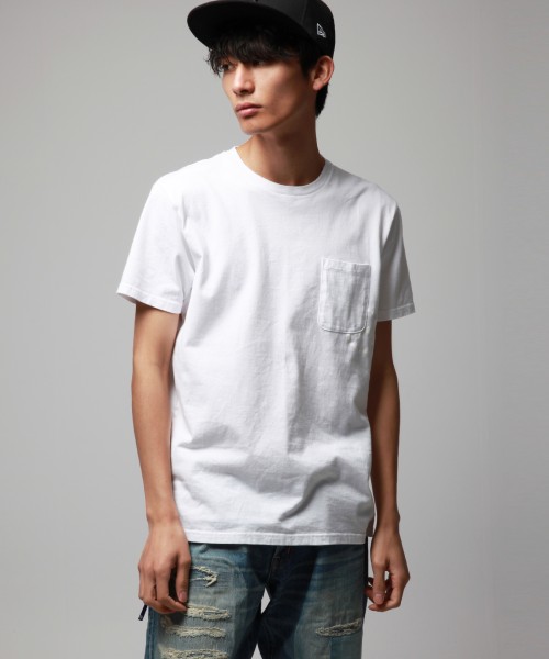 熱い販売 半袖TシャツVFC1038白　Ｌ　【DENIM FRAGMENT】 & VANQUISH BY Tシャツ、シャツ