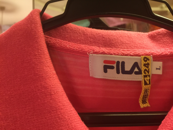 FILA ポロシャツ 中古 レディースＬサイズ