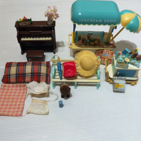  Sylvanian Families серебристый nia обеденный кухня bed салон дополнение 