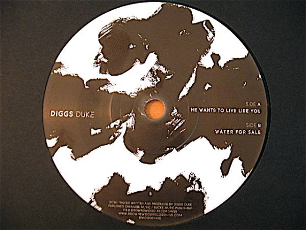 7inch★Diggs Duke「He Wants To Live Like You/Water For Sale」45, EP, Funk, Hip-Hop_画像1