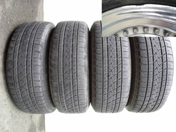 LODIO DRIVE ロデオドライブ 8J +5 6Hアルミ JWL-T 265/70R16 ブリヂストンデューラー H/L683 FJクルーザープラドサーフパジェロサファリ_画像3