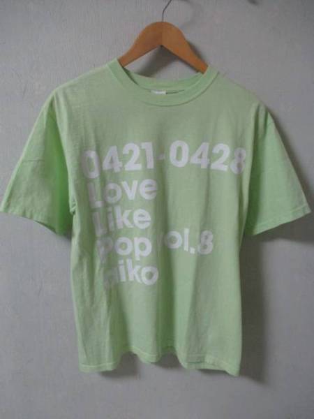 aiko アイコ LOVE LIKE POP 8 ツアーTシャツ 薄緑 ナミ_画像1