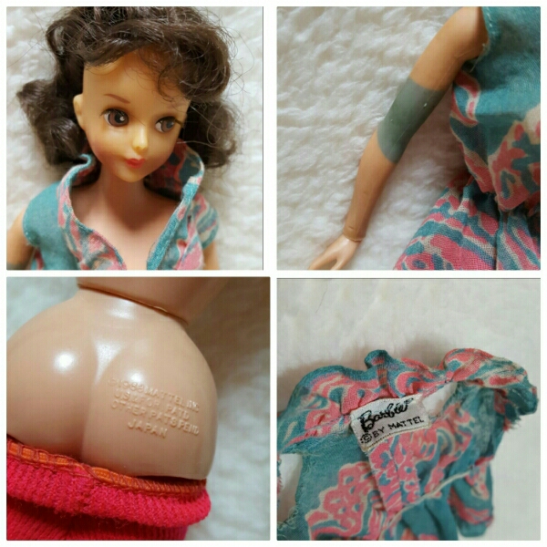 * редкий * редкость *ikiikieli Chan *MATTEL* Mattel фирма * Barbie * сделано в Японии * 1966 год *ikiikieli Chan * Vintage *.. Chan * кукла 