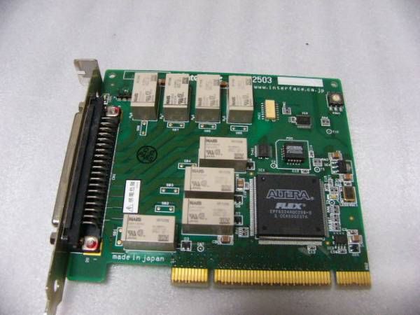 ★完動 Interface メカニカルリレー8点出力(1a/1b接点) PCI-2503