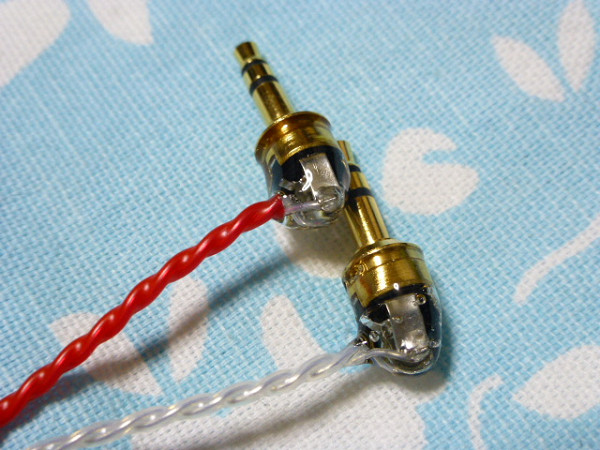 3.5mm4 ultimate ( female ) - 3.5mm×2 PHA-3 SU-AX01 direct square shape . conversion cable o-g line high quality 
