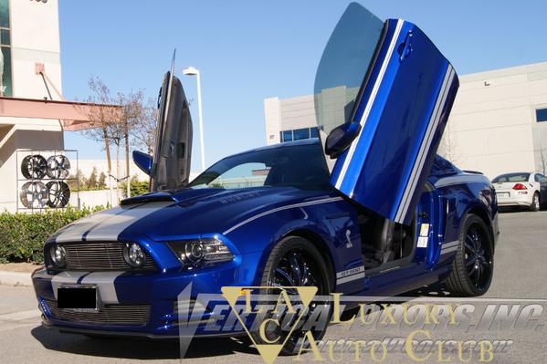 2010-14 フォード マスタング ガルウイングキット V6 GT エアロ ランボドア シザースドア　シザーズドア 外裝カスタム 北米スタイル 米國制
