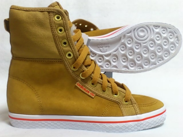 特価/未使用【サイズ=22.5cm】adidas/HONEY HI/アディダス/ハニーハイ/カレッジエイト/ハイカット/スニーカー/camel