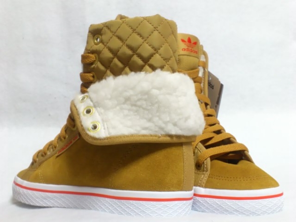 特価/未使用【サイズ=22.5cm】adidas/HONEY HI/アディダス/ハニーハイ/カレッジエイト/ハイカット/スニーカー/camel