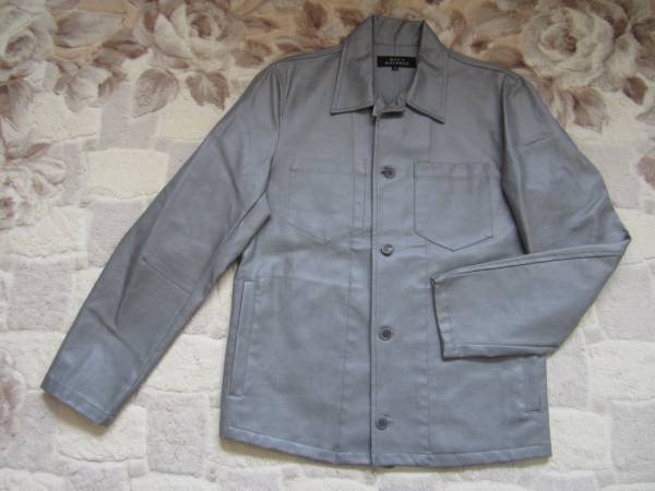 ★MEN'S MELROSE ウレタンコーティング カバーオール 日本製★淡灰size3★