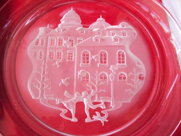 ? не использовался товар!HOYA crystal. year plate!