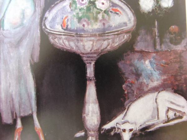 キース・ヴァン・ドンゲン、花で飾られた鉢、希少画集画、額装付_画像2