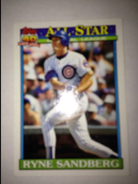 1991 TOPPS Ryne Sandberg No.398 ライン サンドバーグ_画像1