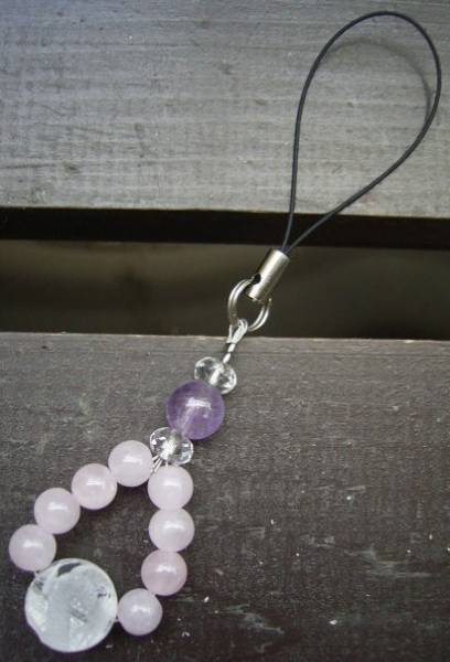 * prompt decision * dragon carving crystal x rose quartz x amethyst strap 