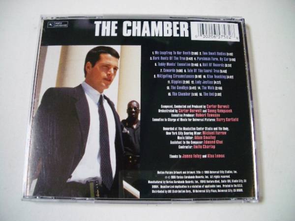 The Chamber(チェンバー 凍った絆)サウンドトラック/Carter Burwell_画像2