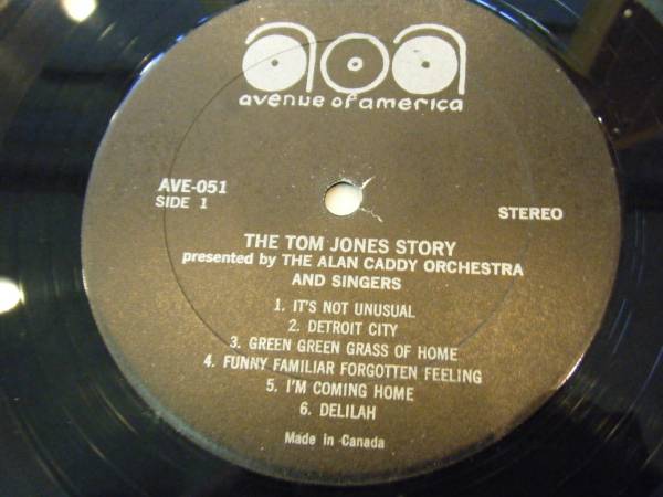 ＬＰ　トム?ジョーンズ　輸入盤　ベスト　若干口ワレ