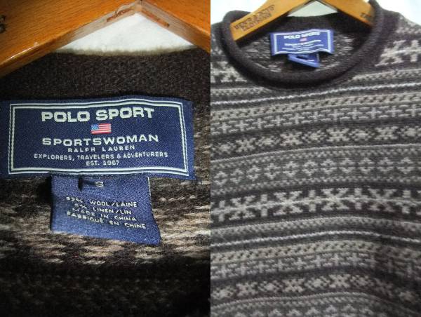☆☆送料無(wú)料☆☆Ralph Lauren☆フェアアイル柄☆ニットセーター☆S☆KIDS☆z20