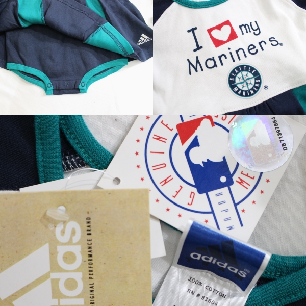 ★adidasアディダス★ベースボール ボディスーツワンピース24mos
