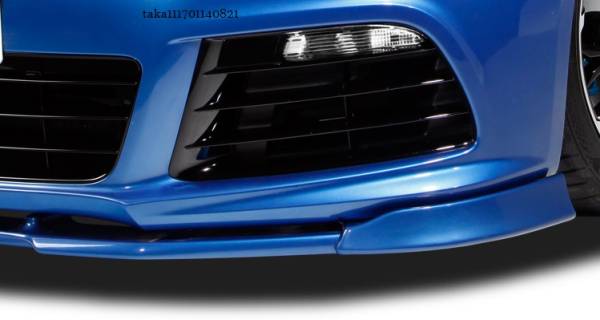 VW シロッコ Scirocco R フロント リップ スポイラー エアロ / フロント スプリッター バンパーリップ ディフューザー_画像3