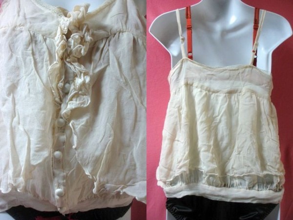 USED Leap Lippin camisole size M beige 