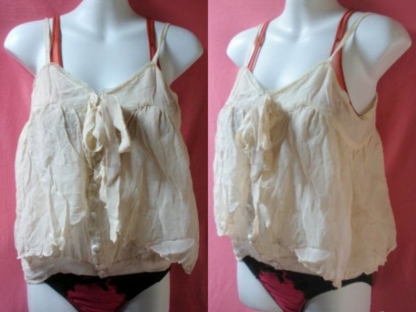 USED Leap Lippin camisole size M beige 