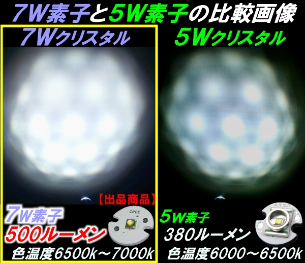 1球)◆S25 CREE7Wハイパワークリスタルセルシオ グロリア セドリック_画像3