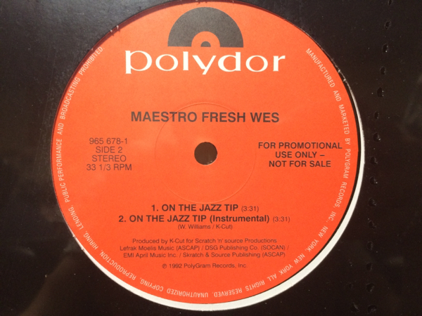 Maestro Fresh Wes / On The Jazz Tip_画像1