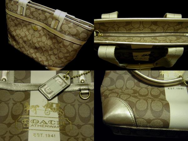 未使用◆コーチCOACH／ヘリテージトートバッグ54,600円_画像2