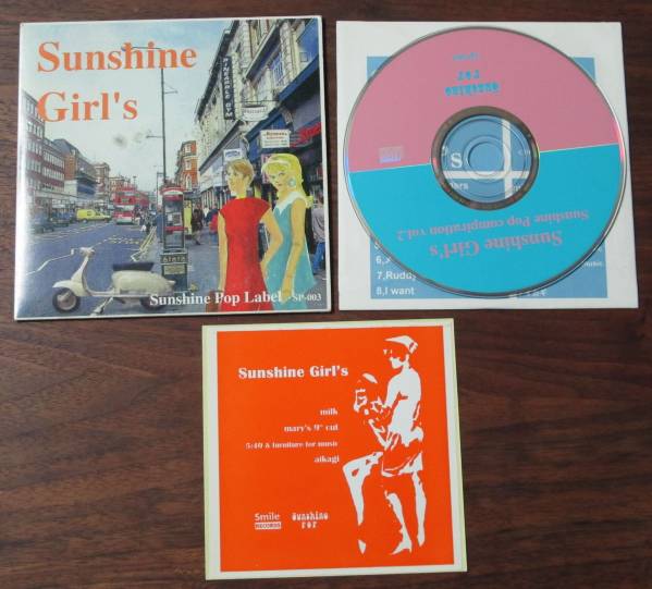 Sunshine Girl*s Sunshine Pop compiration vol.2/Mary\'s 9th Cut/aikagia squid gi5:40&Furniture For Music/Milk Shibuya series Smile RECORDS/CD