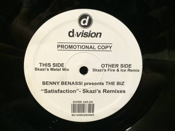 即決！Benny Benassi Presents The Biz / Satisfaction Skazi's Remixes_画像2