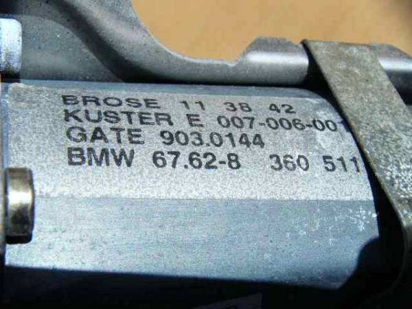 *E39 DM25 BMW левый передний электромеханизм электрические стеклоподъемники б/у [5040]