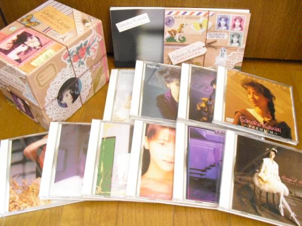 9CD+1DVD BOX 河合その子 PREMIUM プレミアム/SONOKO SIESTA MODE DE ROUGE ET BLEU DEDICATION COLORS REPLICA SONNET おニャン子クラブ_画像1