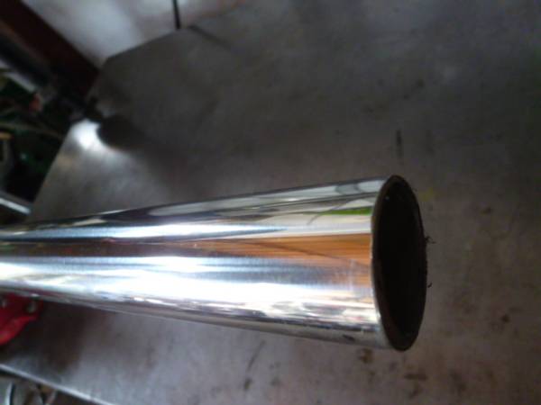  muffler made for 38φ stainless steel pipe 1m x 2 pcs set SUS