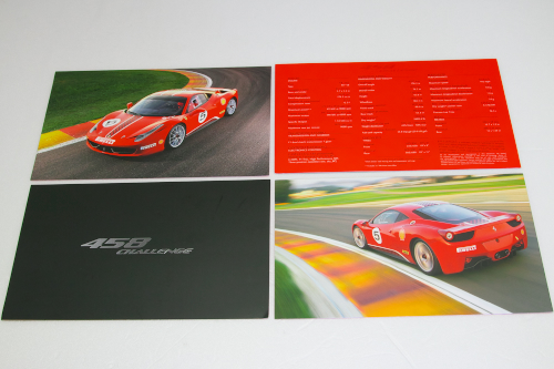  Ferrari 458 Challenge Portfolio catalog Italy 