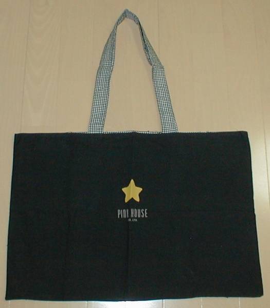 ピンクハウス(ワンダフルワールド)トートバック(お稽古かばん？)黒☆新品