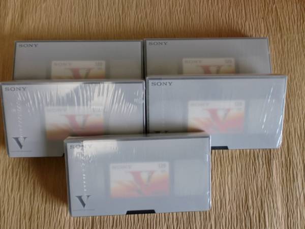 SONY　VHSビデオテープ　120分　5本　未開封です。