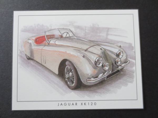  Britain made Jaguar collection card 7 pieces set ②* rare goods *JAGUAR