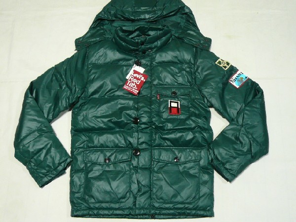 新品LEVISリーバイス[RedTab]DownParkaダウンパーカーM(38)グリーン\28600