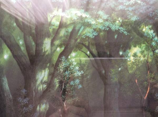 宮崎駿 ジブリ もののけ姫 ジクレー 絵画 版画 Ghibli Giclee Print Princess Mononoke Forest Nizo Yamamoto