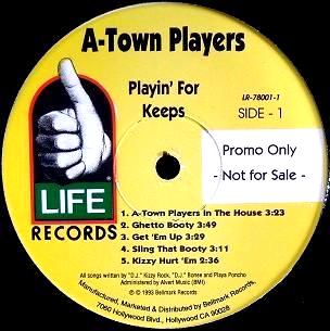 【G-RAP】A-TOWN PLAYERS / PLAYIN' FOR KEEPS / 大ネタ使い_画像1