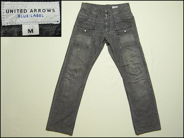 United Arrows Blue Label Black Denim Pants Men S M 78cm Blue Label Real Yahoo Auction Salling