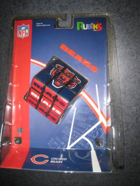 ルービックキューブ　シカゴベアーズ　chicago bears　未開封品　rubik's cube　海外発売品_画像2