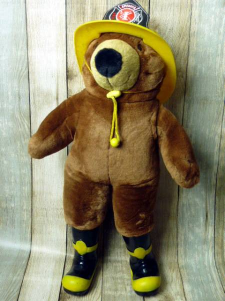 【y2059】◆FIREDEPT Patriot Bear Stuffed Animal Plush by JJ Windy◆検索ワードファイヤーデプト消防士アメリカの画像1