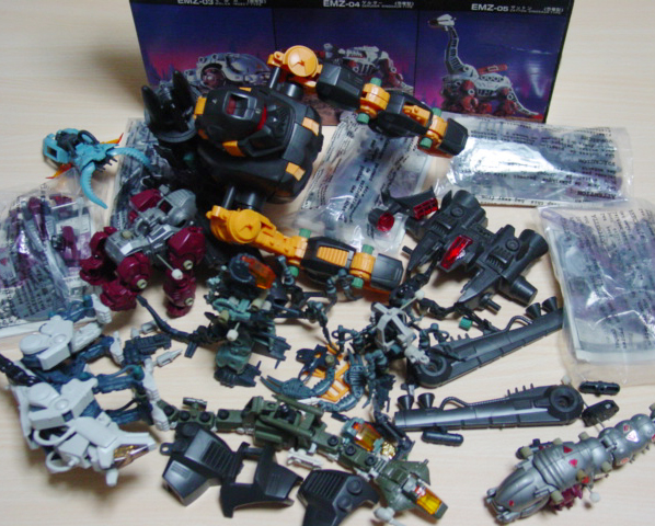  old Zoids iron kong MK-2 other large amount Junk 