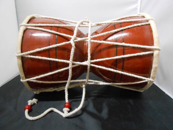 演奏 ダマル BIG インド 楽器 シヴァ バジャン マントラ タブラ_画像3