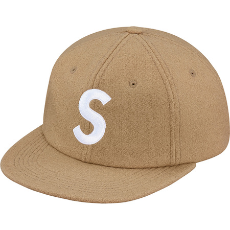 希少★新品本物【TAN】★Wool S Logo 6-Panel ウール エスロゴ 正規店購入 レアモデル 限定品 名作 シュプリーム 入手困難 Supreme 2015A/W_画像1