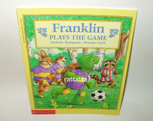 *[ книга с картинками ]Franklin Plays the Game* черепаха * черепаха * иностранная книга 30