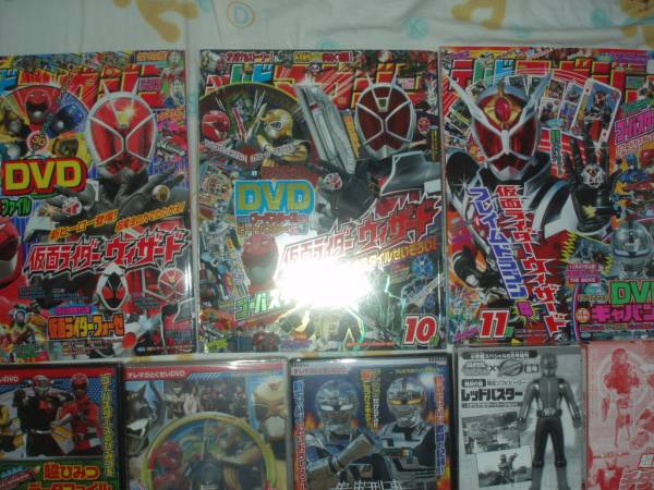  super Squadron Series * Special Mission Squadron Go Busters * tv magazine 9+10+11 month number DVD appendix * rare DVD new goods unopened 