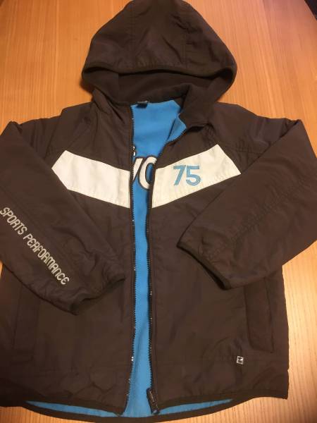 ZARA KIDS* Zara * мужчина .128cm* пальто * двусторонний * зима предмет ликвидация **
