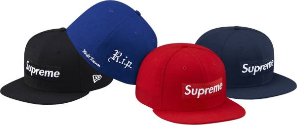 supreme R.i.p. new era 紺 7 1/8