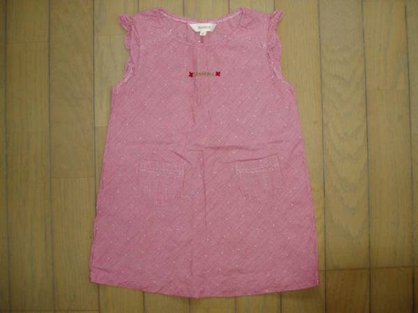 美品★ハッシュアッシュHUSHUSH涼しげ便利なワンピース★90